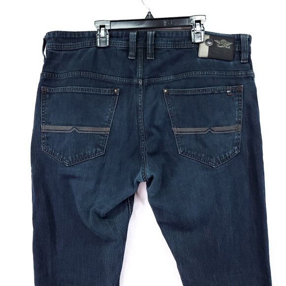 Buffalo David Bitton Evan-X Jeans Mens Size 36x34 Stretch Slim Straight Stretch - Picture 10 of 14